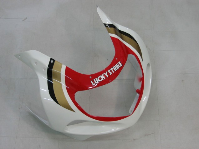 Acquista Carena Moto Suzuki GSXR1000 2000-2002 - Bianco Rosso Lucky Strike