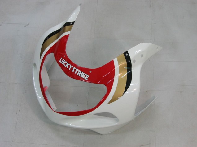 Acquista Carena Moto Suzuki GSXR1000 2000-2002 - Bianco Rosso Lucky Strike