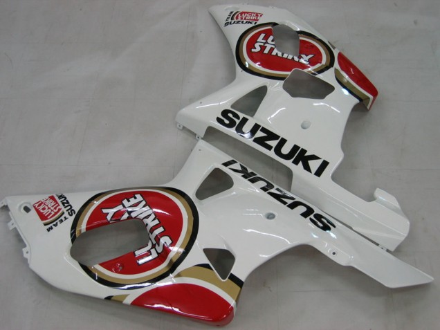 Acquista Carena Moto Suzuki GSXR1000 2000-2002 - Bianco Rosso Lucky Strike