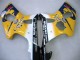 Acquista Carena Moto Suzuki GSXR1000 2000-2002 - Giallo Blu Scuro Bianco Motul Corona