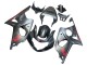 Acquista Carena Moto Suzuki GSXR1000 2000-2002 - Grigio Opaco Rosso Decal