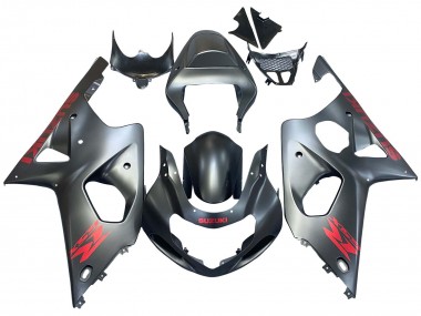 Acquista Carena Moto Suzuki GSXR1000 2000-2002 - Grigio Opaco Rosso Decal