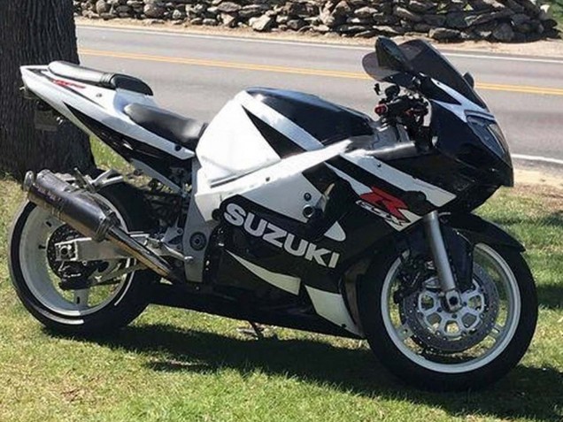 Acquista Carena Moto Suzuki GSXR1000 2000-2002 - Bianco Nero Lucido Rosso