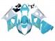 Acquista Carena Moto Suzuki GSXR 1000 2003-2004 - Bianco Azzurro Chiaro Oro