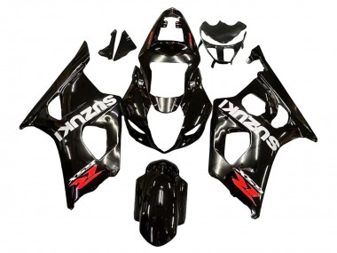 Acquista Carena Moto Suzuki GSXR 1000 2003-2004 - Nero Lucido Bianco Rosso Decals