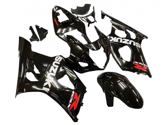 Acquista Carena Moto Suzuki GSXR 1000 2003-2004 - Nero Lucido Bianco Rosso Decals