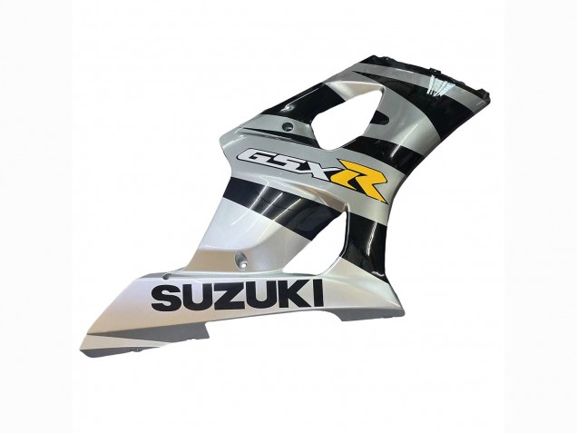Acquista Carena Moto Suzuki GSXR 1000 2003-2004 - Nero Lucido Argento Grigio Giallo