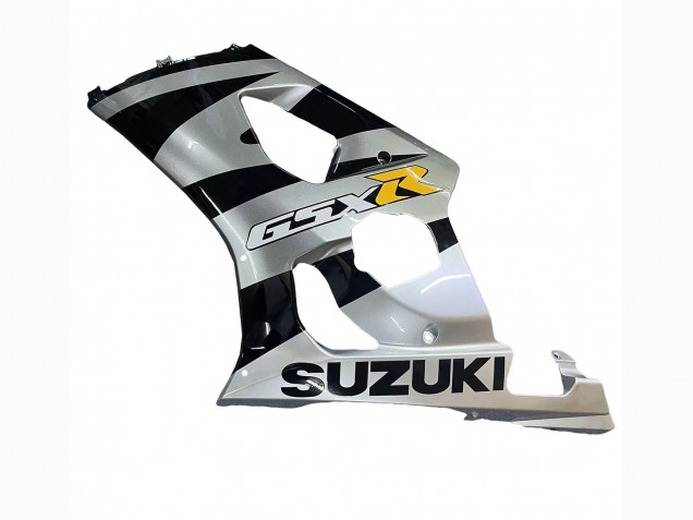 Acquista Carena Moto Suzuki GSXR 1000 2003-2004 - Nero Lucido Argento Grigio Giallo