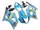 Acquista Carena Moto Suzuki GSXR 1000 2003-2004 - Azzurro Chiaro Giallo Nero Rizla Motul
