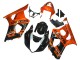 Acquista Carena Moto Suzuki GSXR 1000 2003-2004 - Burnt Arancia Nero Lucido