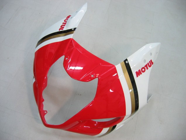 Acquista Carena Moto Suzuki GSXR 1000 2003-2004 - Bianco Rosso Motul Lucky Strike