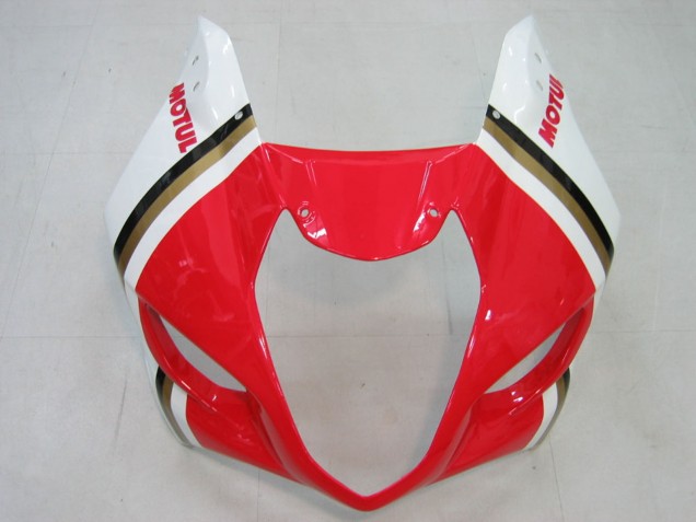 Acquista Carena Moto Suzuki GSXR 1000 2003-2004 - Bianco Rosso Motul Lucky Strike