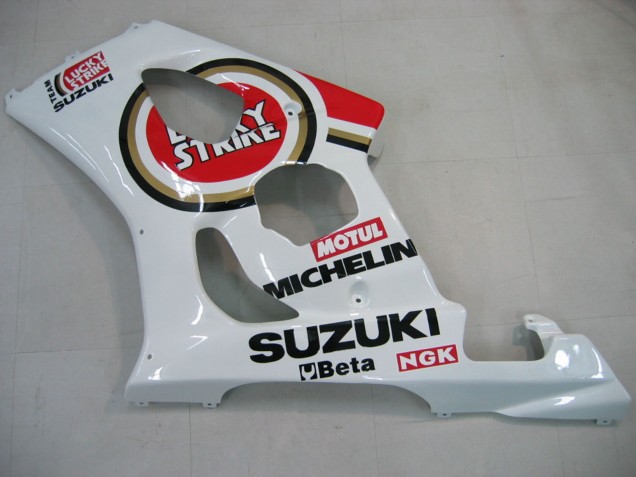 Acquista Carena Moto Suzuki GSXR 1000 2003-2004 - Bianco Rosso Motul Lucky Strike