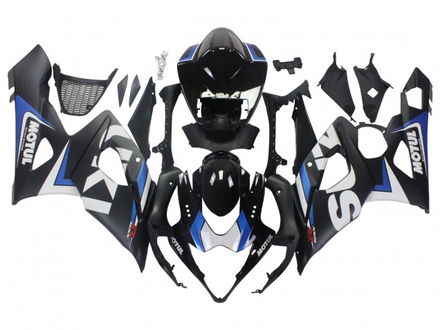 Acquista Carena Moto Suzuki GSXR 1000 2005-2006 - Nero Blu Bianco Motul