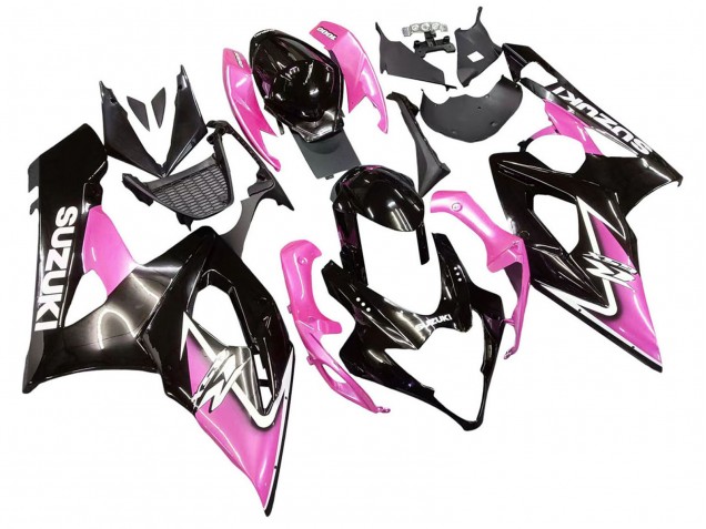 Acquista Carena Moto Suzuki GSXR 1000 2005-2006 - Nero Lucido Rosa