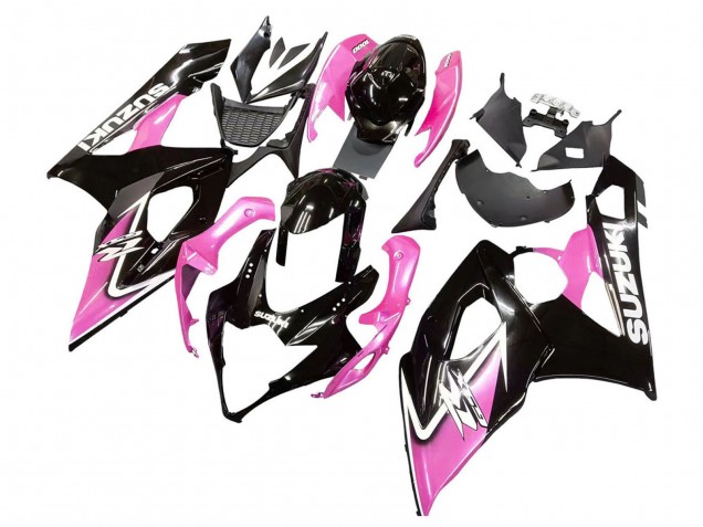 Acquista Carena Moto Suzuki GSXR 1000 2005-2006 - Nero Lucido Rosa