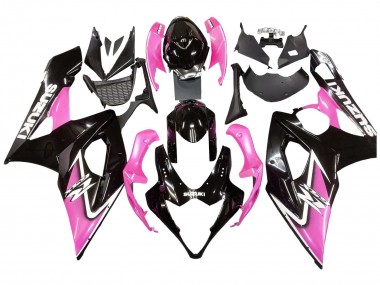 Acquista Carena Moto Suzuki GSXR 1000 2005-2006 - Nero Lucido Rosa
