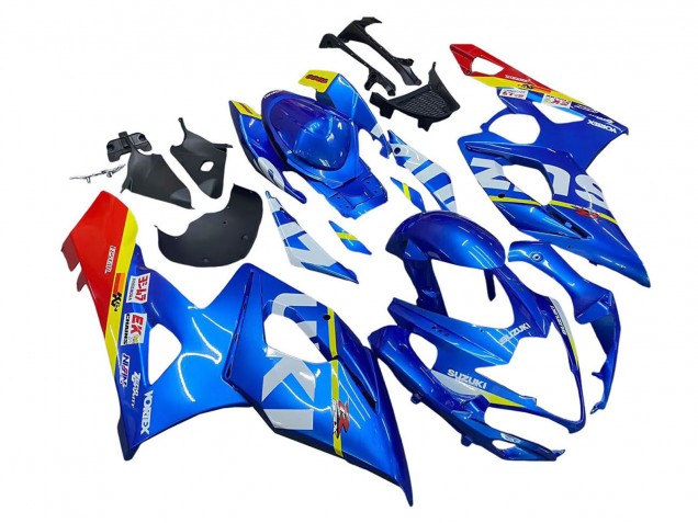 Acquista Carena Moto Suzuki GSXR 1000 2005-2006 - Blu Giallo Rosso Bianco