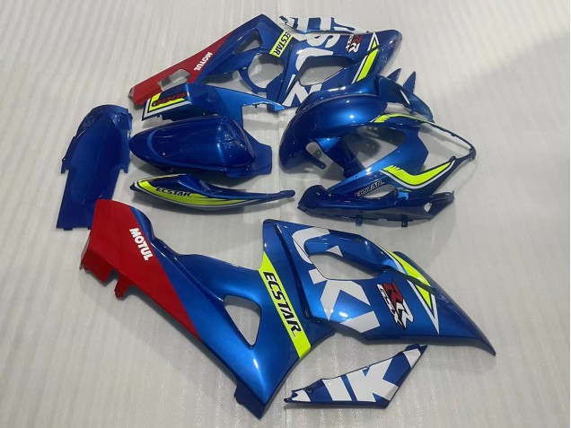 Acquista Carena Moto Suzuki GSXR 1000 2005-2006 - Blu Giallo Rosso Motul Ecstar