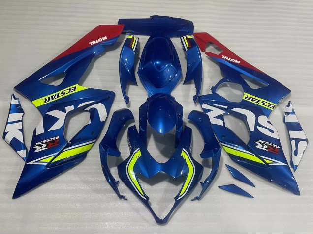 Acquista Carena Moto Suzuki GSXR 1000 2005-2006 - Blu Giallo Rosso Motul Ecstar