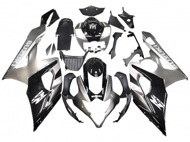 Acquista Carena Moto Suzuki GSXR 1000 2005-2006 - Nero Lucido Grigio