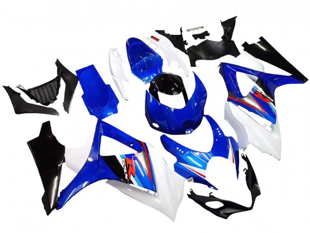 Acquista Carena Moto Suzuki GSXR 1000 2007-2008 - Bianco Blu Nero Rosso