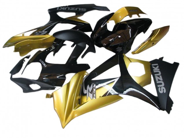 Acquista Carena Moto Suzuki GSXR 1000 2007-2008 - Oro Nero Argento Decal