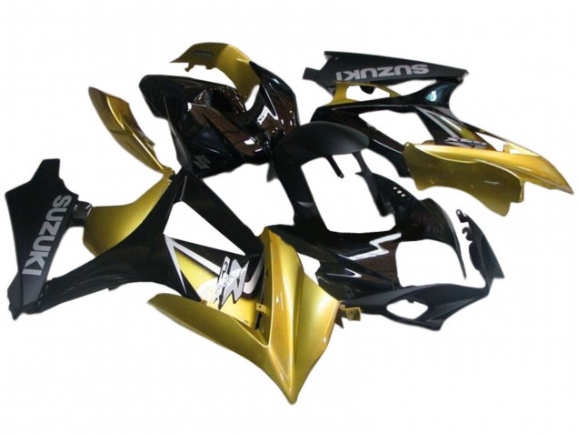 Acquista Carena Moto Suzuki GSXR 1000 2007-2008 - Oro Nero Argento Decal