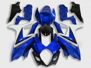 Acquista Carena Moto Suzuki GSXR 1000 2007-2008 - Bianco Blu Nero