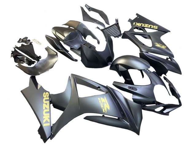 Acquista Carena Moto Suzuki GSXR 1000 2007-2008 - Nero Opaco Oro Decal