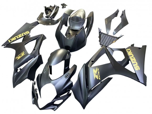 Acquista Carena Moto Suzuki GSXR 1000 2007-2008 - Nero Opaco Oro Decal