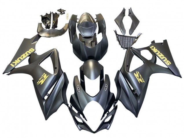 Acquista Carena Moto Suzuki GSXR 1000 2007-2008 - Nero Opaco Oro Decal