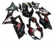 Acquista Carena Moto Suzuki GSXR 1000 2007-2008 - Nero Rosso Fiamma