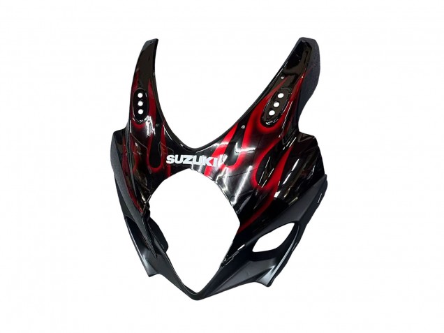 Acquista Carena Moto Suzuki GSXR 1000 2007-2008 - Nero Rosso Fiamma