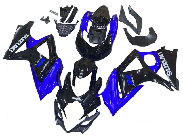 Acquista Kit Carena Moto Suzuki GSXR 1000 2007-2008 - Blu Nero Lucido