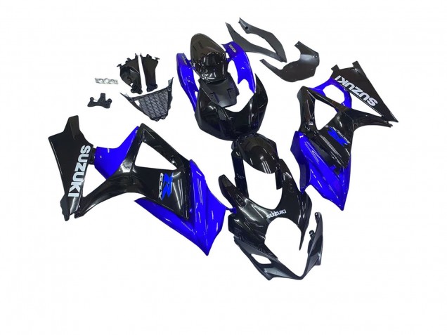 Acquista Kit Carena Moto Suzuki GSXR 1000 2007-2008 - Blu Nero Lucido