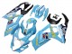 Acquista Carena Moto Suzuki GSXR 1000 2007-2008 - Azzurro Chiaro Giallo Nero Motul Rizla