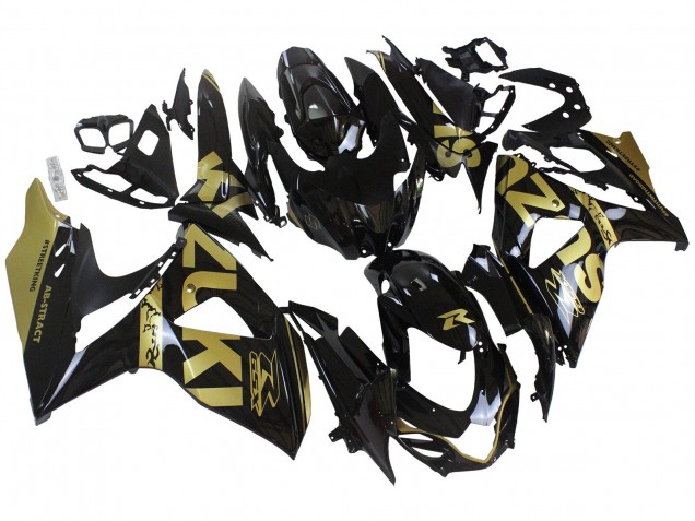 Acquista Carena Moto Suzuki GSXR 1000 2009-2016 - Nero Lucido Oro