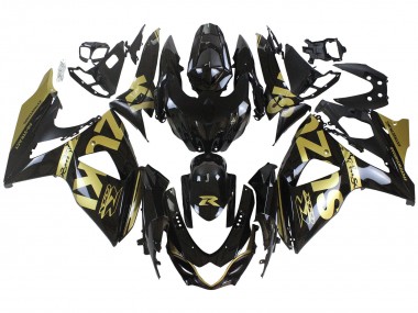 Acquista Carena Moto Suzuki GSXR 1000 2009-2016 - Nero Lucido Oro