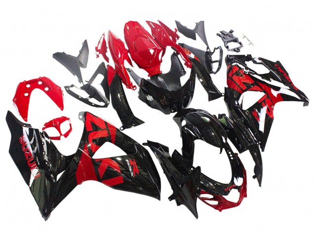 Acquista Kit Carena Moto Suzuki GSXR 1000 2009-2016 - Nero Lucido Rosso