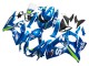 Acquista Carena Moto Suzuki GSXR 1000 2009-2016 - Azzurro Chiaro Verde Motul 29 Ecstar