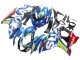 Acquista Carena Moto Suzuki GSXR 1000 2009-2016 - Azzurro Chiaro Verde Rosso Motul