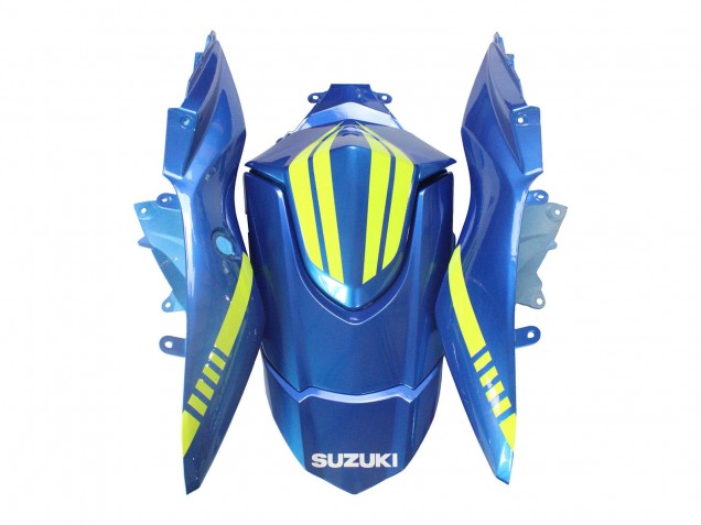 Acquista Carena Moto Suzuki GSXR 1000 2009-2016 - Azzurro Chiaro Verde Rosso Motul