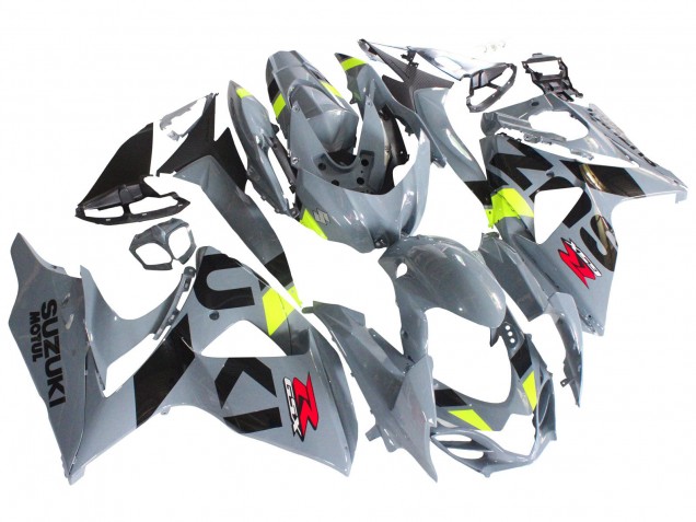 Acquista Carena Moto Suzuki GSXR 1000 2009-2016 - Grigio Neon Giallo Nero Motul