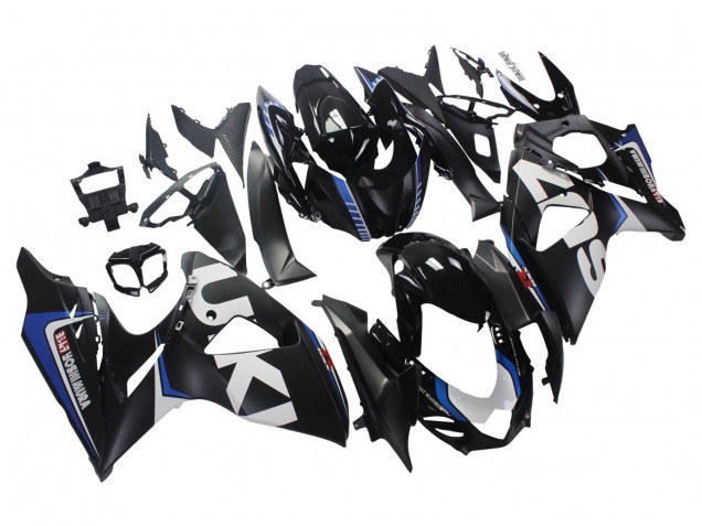 Acquista Carena Moto Suzuki GSXR 1000 2009-2016 - Nero Opaco Bianco Blu