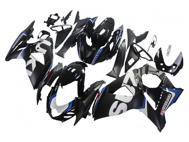 Acquista Carena Moto Suzuki GSXR 1000 2009-2016 - Nero Opaco Bianco Blu