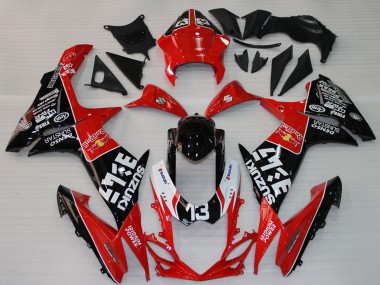 Acquista Carena Moto Suzuki GSXR 1000 2009-2016 - Rosso Nero Bianco 13