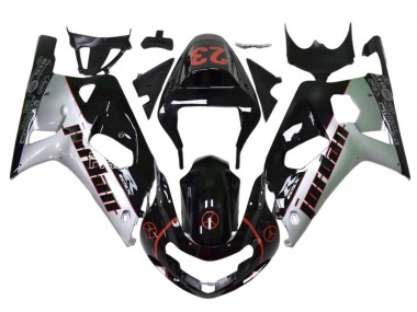 Acquista Carena Moto Suzuki GSXR 1000 2009-2016 - Nero Lucido Bianco Rosso Jordan 23