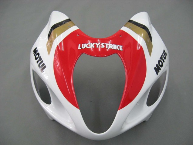 Acquista Carena Moto Suzuki GSXR 1300 Hayabusa 1996-2007 - Bianco Rosso Motul
