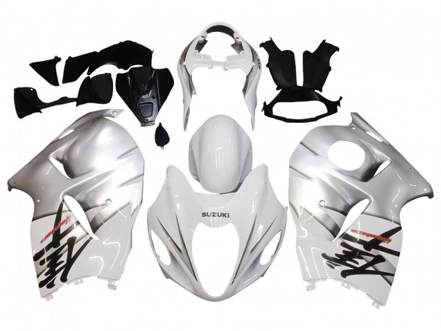 Acquista Carena Moto Suzuki GSXR 1300 Hayabusa 1996-2007 - Bianco Argento Hayabusa